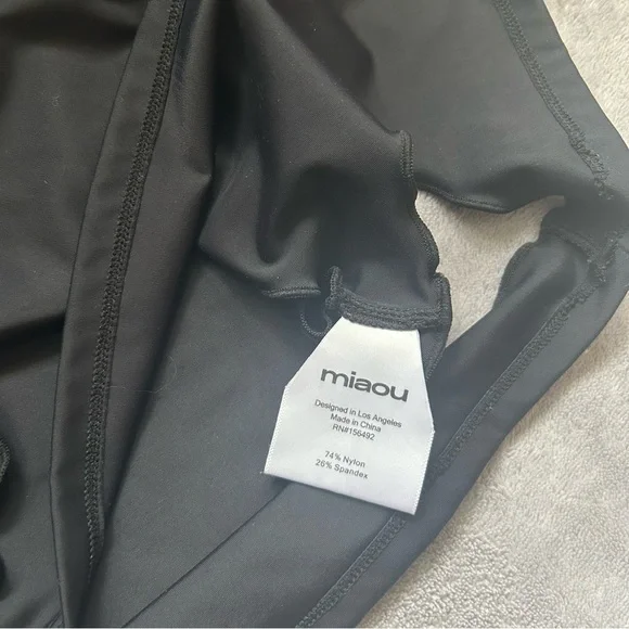 NWOT Miaou Zephyr Tee in Black - Picture 4 of 7